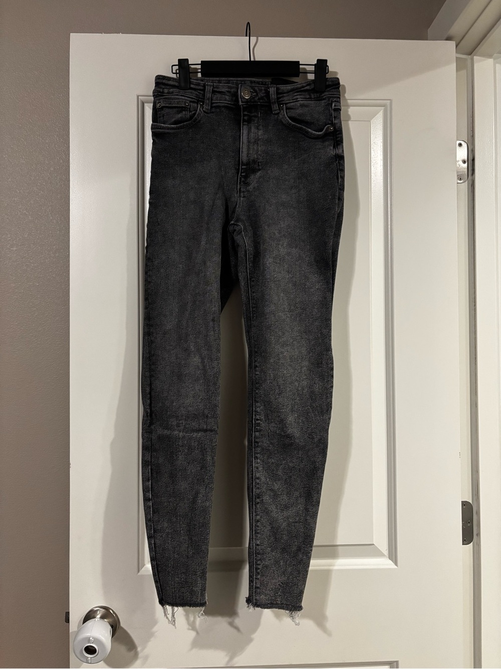 Zara Women Black/Grey Skinny Jeans